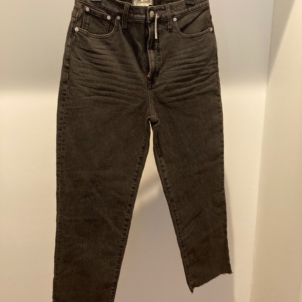 Madewell Straight Leg Fray Hem